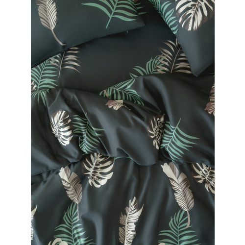 Постельное белье VT из полисатина DJL7126 2-х сп с евро простыней с наволочками 50/70 фото 4