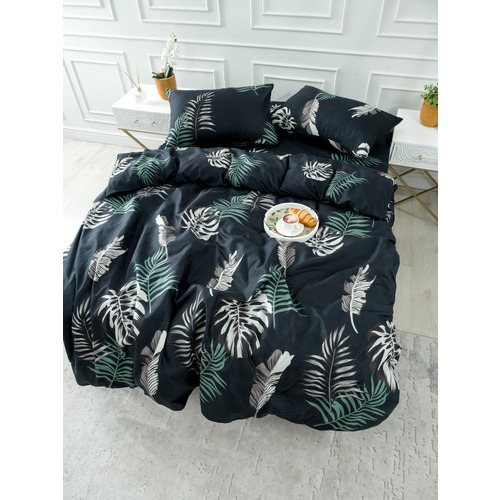 Постельное белье VT из полисатина DJL7126 2-х сп с евро простыней с наволочками 50/70 фото 1