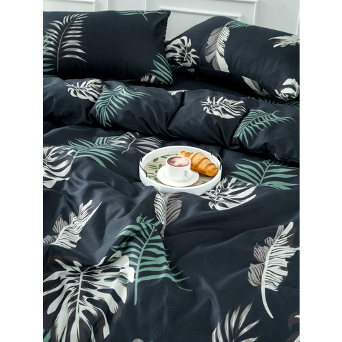 Постельное белье VT из полисатина DJL7126 2-х сп с евро простыней с наволочками 50/70 фото 12