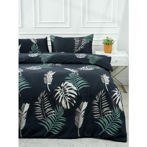 Постельное белье VT из полисатина DJL7126 2-х сп с евро простыней с наволочками 50/70 фото 7