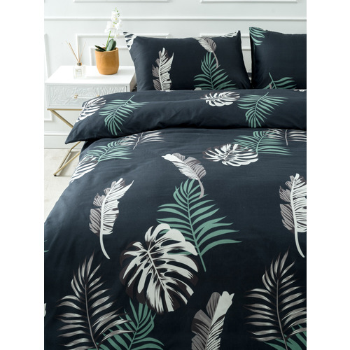 Постельное белье VT из полисатина DJL7126 2-х сп с евро простыней с наволочками 50/70 фото 5