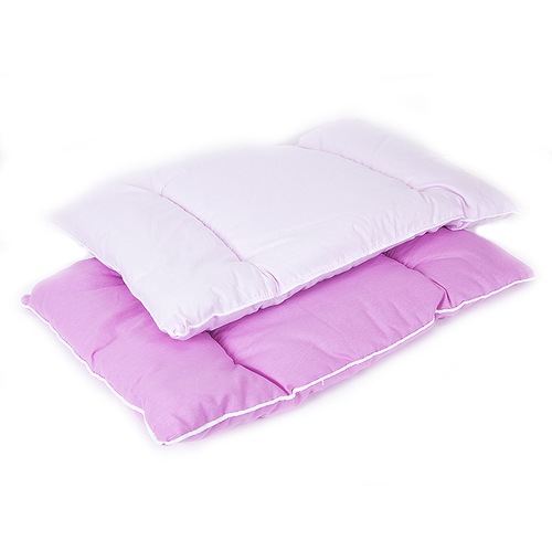 Подушка для новорожденных 40/60 цвет розовый фото 1
