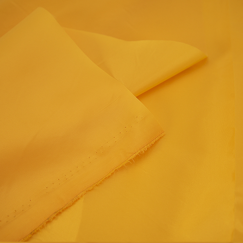 Ткань на отрез таффета 150 см 190Т цвет желтый фото 4
