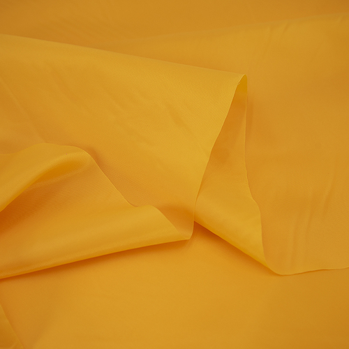 Ткань на отрез таффета 150 см 190Т цвет желтый фото 2