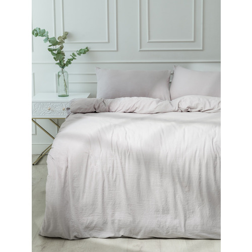 Постельное белье VT из микрофибры 14-0000 бежевый 2-х сп с евро простыней с наволочками 50/70 фото 15