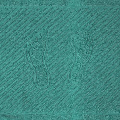Полотенце махровое ножки 700 гр/м2 Туркменистан 50/70 см цвет темный изумруд фото 1