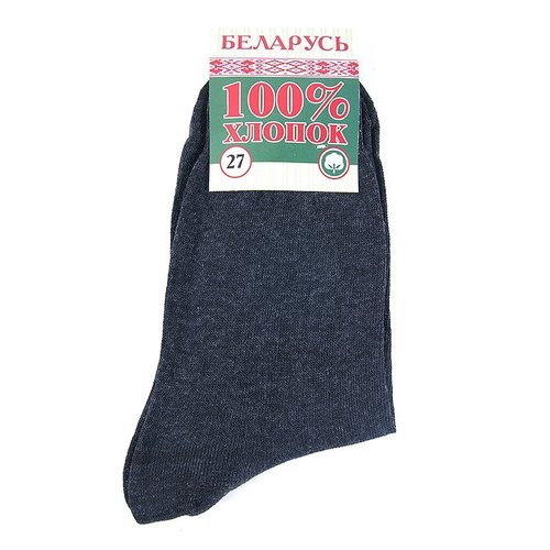 Мужские носки С21 Беларусь цвет темно-серый размер 29 фото 1