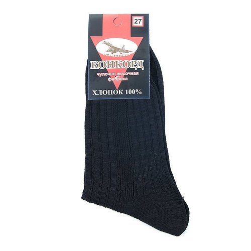 Мужские носки С200 Конкорд цвет черный размер 25 фото 1
