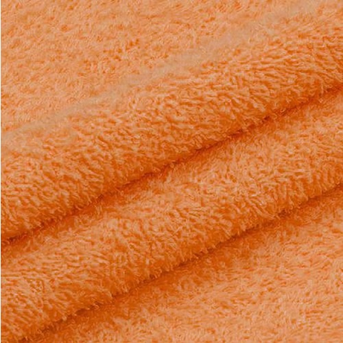 Махровая ткань 220 см 430гр/м2 цвет оранжевый фото 1