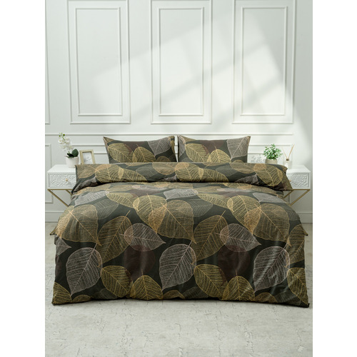 Постельное белье VT из полисатина DJL6076 2-х сп с евро простыней с наволочками 50/70 фото 1