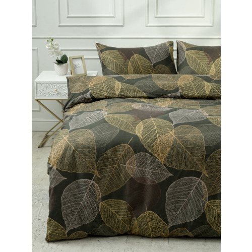 Постельное белье VT из полисатина DJL6076 2-х сп с евро простыней с наволочками 50/70 фото 19