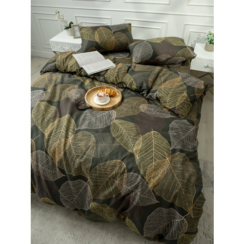 Постельное белье VT из полисатина DJL6076 2-х сп с евро простыней с наволочками 50/70 фото 13