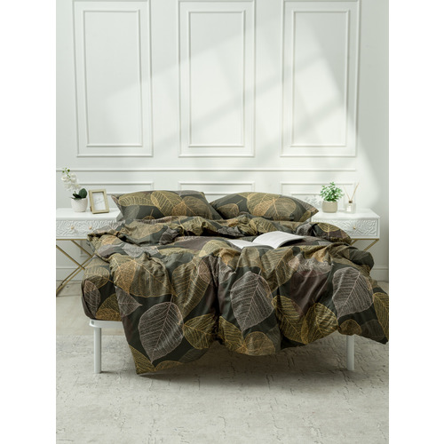 Постельное белье VT из полисатина DJL6076 2-х сп с евро простыней с наволочками 50/70 фото 11