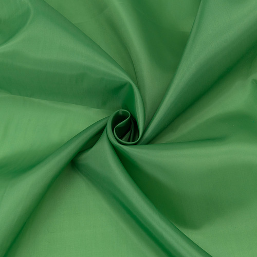 Ткань на отрез таффета 150 см 190Т цвет зелень трава 6153 фото 1