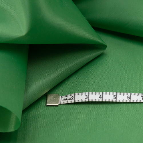 Ткань на отрез таффета 150 см 190Т цвет зелень трава 6153 фото 3
