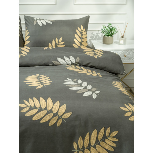 Постельное белье VT из полисатина DJL6652 2-х сп с евро простыней с наволочками 50/70 фото 6