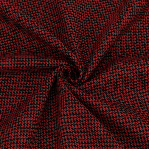 Рубашечная ткань на отрез №1 Лапка цвет красный фото 1