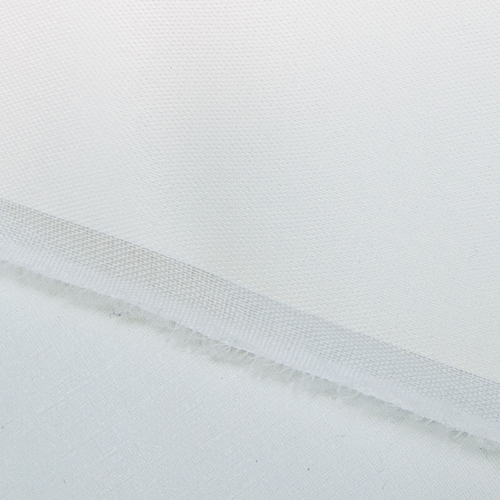 Ткань на отрез клеенка резинотканевая 135 см цвет белый фото 1
