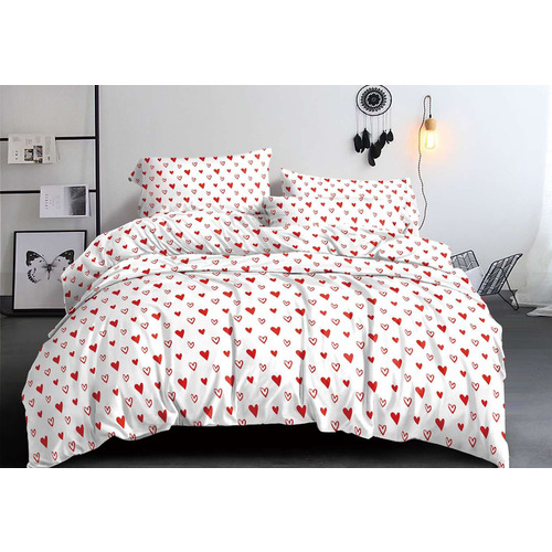 Постельное белье VT из полисатина 823-1 2-х сп с евро простыней с наволочками 70/70 фото 1