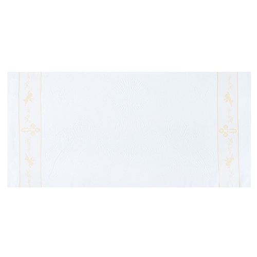 Полотенце махровое Sunvim 18В-3 Крестильное 65/135 см цвет белый фото 2