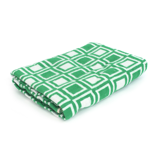 Одеяло полушерсть 500 гр/м2 цвет ярко-зеленый 150/200 см фото 3