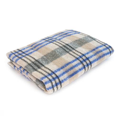Одеяло полушерсть 420 гр/м2 цвет синий 150/200 см фото 3