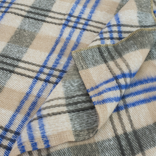 Одеяло полушерсть 420 гр/м2 цвет синий 150/200 см фото 4