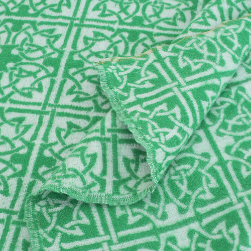 Одеяло п/ш жаккардовое 420 гр/м2 цвет кельт зеленый 150/200 см фото 2