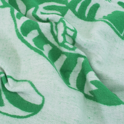 Одеяло п/ш жаккардовое детское 420 гр/м2 коты цвет зеленый 100/140 см фото 2