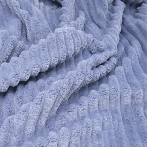 Ткань на отрез велсофт Orrizonte 300 гр/м2 200 см цвет светло-голубой фото 2