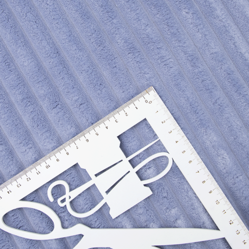 Ткань на отрез велсофт Orrizonte 300 гр/м2 200 см цвет светло-голубой фото 5