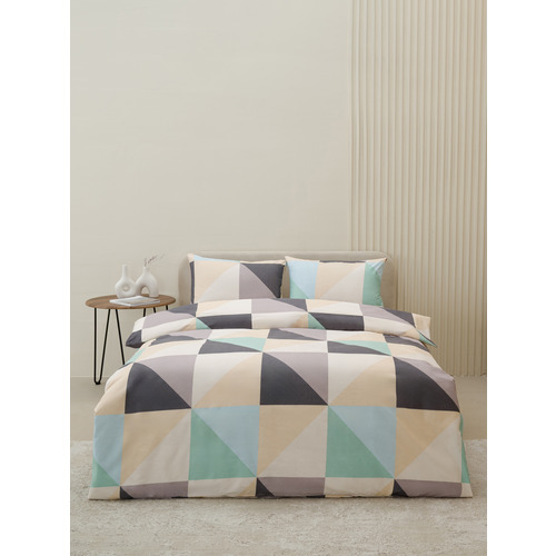 Постельное белье VT из полисатина 4004/2 2-х сп с евро простыней с наволочками 50/70 фото 8