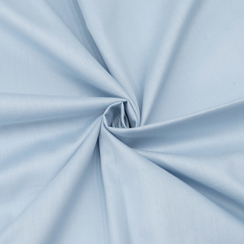 Ткань на отрез твил-сатин гладкокрашеный 220 см 38002 цвет голубой фото 1