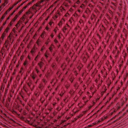Нитки для вязания Ирис 100% хлопок 25 гр 150 м цвет 1206 свекольный фото 1