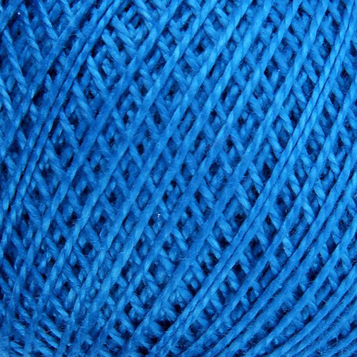 Нитки для вязания Ирис 100% хлопок 25 гр 150 м цвет 2714 синий фото 1