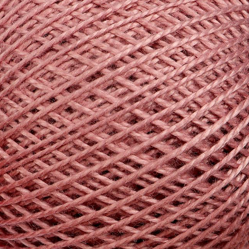 Нитки для вязания Ирис 100% хлопок 25 гр 150 м цвет 5704 бледно-малиновый фото 1