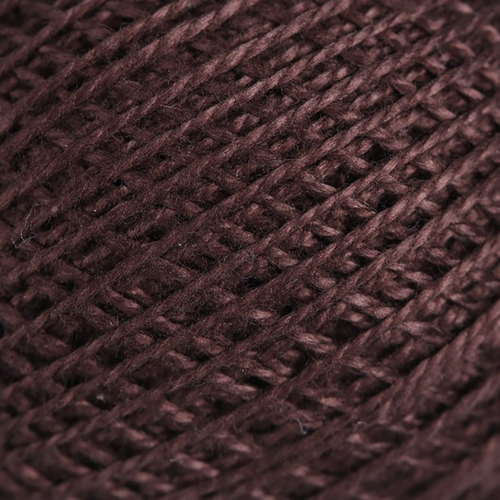 Нитки для вязания Ирис 100% хлопок 25 гр 150 м цвет 5710 тёмно-коричневый фото 1