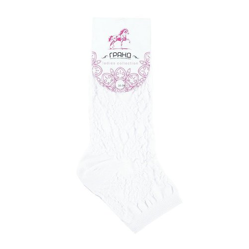 Женские носки Гранд XCL75/1 цвет белый размер 23-25 фото 1