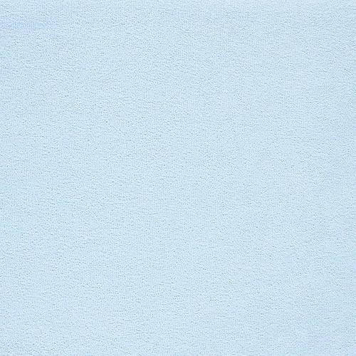 Простынь на резинке махровая цвет голубой 160/200 см фото 3