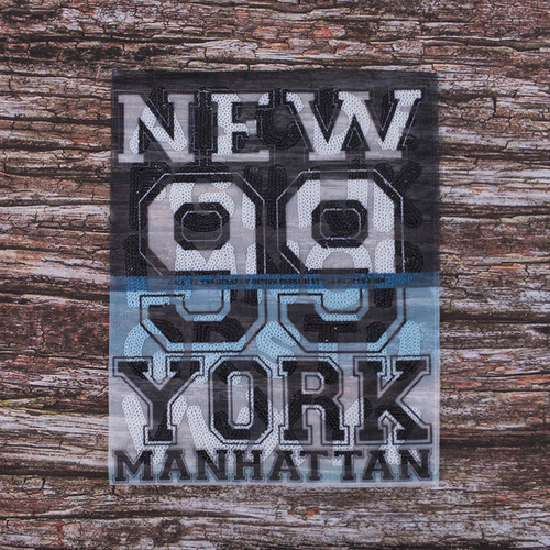 Декоративный элемент пришивной New York 99 Manhattan 20,5*25 см фото 1