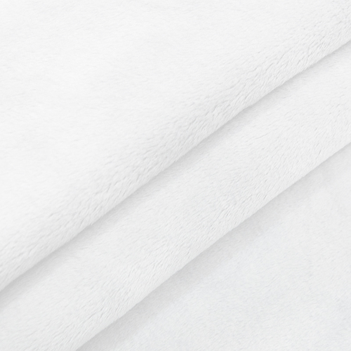 Маломеры Плюш Минки гладкий Китай 180 см цвет белый 0.9 м фото 2