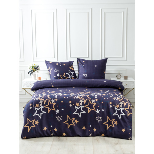 Постельное белье VT из полисатина DA-05 2-х сп с евро простыней с наволочками 70/70 фото 12