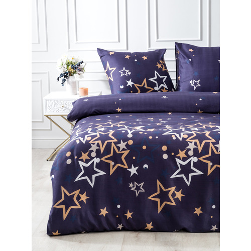 Постельное белье VT из полисатина DA-05 2-х сп с евро простыней с наволочками 70/70 фото 11