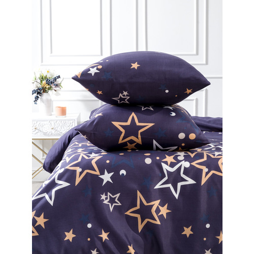 Постельное белье VT из полисатина DA-05 2-х сп с евро простыней с наволочками 70/70 фото 2