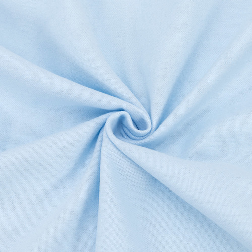 Ткань на отрез фланель 75 см цвет голубой фото 1