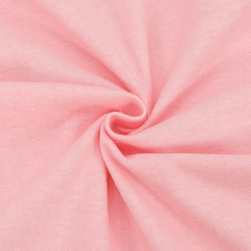 Ткань на отрез фланель 75 см цвет розовый фото 1