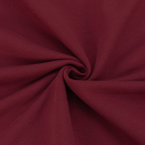 Ткань на отрез футер 3-х нитка диагональны №3 цвет бордо фото 1