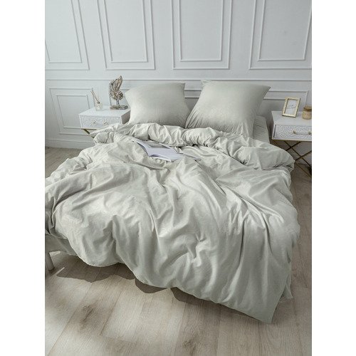 Постельное жаккард 14-0000 2-х сп с евро простыней с наволочками 70/70 фото 13