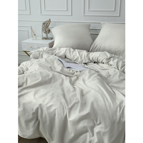 Постельное жаккард 14-0000 2-х сп с евро простыней с наволочками 70/70 фото 14