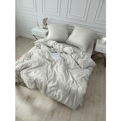 Постельное жаккард 14-0000 2-х сп с евро простыней с наволочками 70/70 фото 1